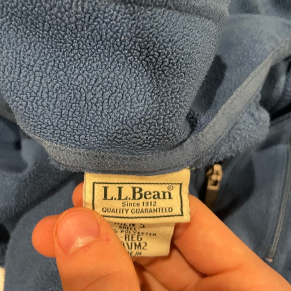 Vintage Blue L.L Bean Quarter Zip - Picture 3 of 4